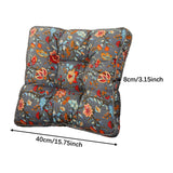 Maxbell Square Chair Seat Cushion Fireplace Reading Corner Pillow 40x40cm Thick Soft Style B