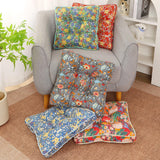 Maxbell Square Chair Seat Cushion Fireplace Reading Corner Pillow 40x40cm Thick Soft Style C