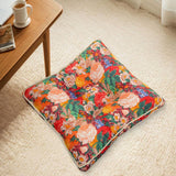 Maxbell Square Chair Seat Cushion Fireplace Reading Corner Pillow 40x40cm Thick Soft Style C