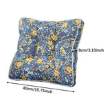 Maxbell Square Chair Seat Cushion Fireplace Reading Corner Pillow 40x40cm Thick Soft Style E