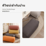 Maxbell Multifunctional Footstool Ottoman, Ergonomic Shoe Changing Stool & Sofa Footrest, Removable Cover, Anti-Slip Base, Comfortable Fabric, for Living Room, Bedroom, Office, Under Desk Elegant White