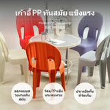 Maxbell 2-Pack Shell Shaped Plastic Chair Set for children Adults, Thickened Stable Backrest Stools, Non-Slip, Creative Modern design, No Assembly, Multi-Color Option, Living Room & Tea Table 1 Pack Red