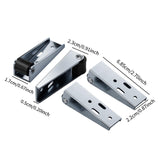 Maxbell 4 Pieces Casters Replacement Silent for Cabinet Wooden Gate Furniture Repair 0.8inch wheel