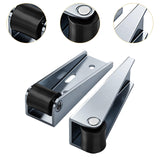 Maxbell 4 Pieces Casters Replacement Silent for Cabinet Wooden Gate Furniture Repair 0.8inch wheel