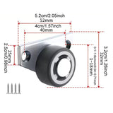 Maxbell 4 Pieces Casters Replacement Silent for Cabinet Wooden Gate Furniture Repair 1.25inch  wheel