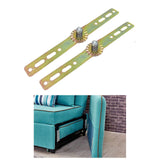 Maxbell 2 Pieces Sofa Bed Hinges Sturdy DIY Repair Sofa Connectors for Home recliner