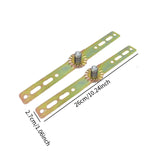 Maxbell 2 Pieces Sofa Bed Hinges Sturdy DIY Repair Sofa Connectors for Home recliner