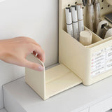 Maxbell Desk Organizer with Drawer Rack Makeup Organizer for Countertop Home Desktop Yellow