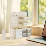 Maxbell Desk Organizer with Drawer Rack Makeup Organizer for Countertop Home Desktop Yellow