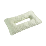 Maxbell Ear Piercing Pillow Breathable Washable Soft Comfortable Filling with A Hole Green