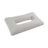 Maxbell Ear Piercing Pillow Soft Washable Breathable Neck Head Support with Ear Hole Gray
