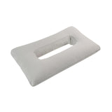 Maxbell Ear Piercing Pillow Soft Washable Breathable Neck Head Support with Ear Hole Gray