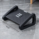 Maxbell Foot Stool Under Desk Footrest Comfort Tilt Angle Leg Feet Support for Study