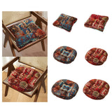 Maxbell Boho Chair Cushion Tatami Living Room Cafe Chair Pad Versatile Soft Non Slip blue 42x42x8cm