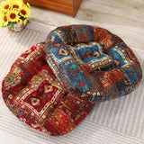 Maxbell Boho Chair Cushion Tatami Living Room Cafe Chair Pad Versatile Soft Non Slip blue 45x45x8cm