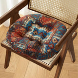 Maxbell Boho Chair Cushion Tatami Living Room Cafe Chair Pad Versatile Soft Non Slip blue 45x45x8cm