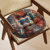 Maxbell Boho Chair Cushion Tatami Living Room Cafe Chair Pad Versatile Soft Non Slip blue 45x45x8cm