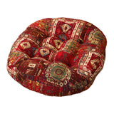 Maxbell Boho Chair Cushion Tatami Living Room Cafe Chair Pad Versatile Soft Non Slip red 45x45x8cm