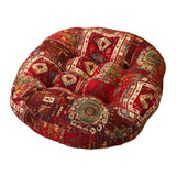 Maxbell Boho Chair Cushion Tatami Living Room Cafe Chair Pad Versatile Soft Non Slip red 45x45x8cm