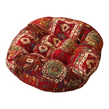 Maxbell Boho Chair Cushion Tatami Living Room Cafe Chair Pad Versatile Soft Non Slip red 45x45x8cm