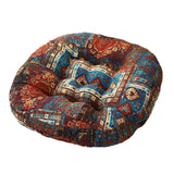 Maxbell Boho Chair Cushion Tatami Living Room Cafe Chair Pad Versatile Soft Non Slip blue 55x55x8cm