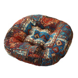 Maxbell Boho Chair Cushion Tatami Living Room Cafe Chair Pad Versatile Soft Non Slip blue 55x55x8cm