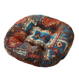 Maxbell Boho Chair Cushion Tatami Living Room Cafe Chair Pad Versatile Soft Non Slip blue 55x55x8cm