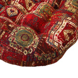 Maxbell Boho Chair Cushion Tatami Living Room Cafe Chair Pad Versatile Soft Non Slip red 55x55x8cm