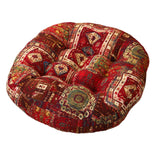 Maxbell Boho Chair Cushion Tatami Living Room Cafe Chair Pad Versatile Soft Non Slip red 55x55x8cm