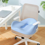 Maxbell Memory Foam Seat Cushion Large Long Sitting Pad for Gaming Driver Road Trips blue