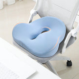 Maxbell Memory Foam Seat Cushion Large Long Sitting Pad for Gaming Driver Road Trips blue