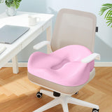 Maxbell Memory Foam Seat Cushion Large Long Sitting Pad for Gaming Driver Road Trips pink