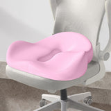 Maxbell Memory Foam Seat Cushion Large Long Sitting Pad for Gaming Driver Road Trips pink