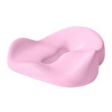 Maxbell Memory Foam Seat Cushion Large Long Sitting Pad for Gaming Driver Road Trips pink