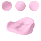 Maxbell Memory Foam Seat Cushion Large Long Sitting Pad for Gaming Driver Road Trips pink