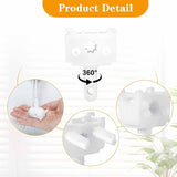 Maxbell 2 Pieces Vertical Blind Wand Control Replacement for Bathroom Home Apartment