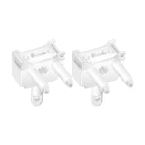 Maxbell 2 Pieces Vertical Blind Wand Control Replacement for Bathroom Home Apartment