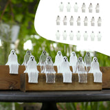 Maxbell 20 Pieces Halloween Miniature Ghost Decor for Windowsill Accessories Desktop
