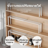 Maxbell 2-Piece Adjustable Mesh Under-Cabinet Shelf, Bathroom Mirror Cabinet Organizer, Expandable Metal Storage Rack with Ventilated Design, ivory, Space-Saving for Cosmetics & Toiletries White Single Pack