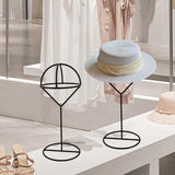 Maxbell Cap Display Stand Versatile Hat Displaying Rack for Gifts Jewelry Showcasing Black and L