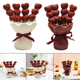 Maxbell Fruit Fork with Holder Ceramic Storage Jar Creative Salad Forks Set for Cake Cream Jar