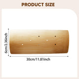 Maxbell Bamboo Sauna Neck Cervical Pillow Lightweight Ergonomic for Home Travel Gift 6cm