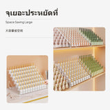 7-Tier Makeup Organizer, Transparent Stair Step Cosmetic Display Rack, PS Nail Polish Storage, for Bedroom Vanity, Multilevel Shelf U 4 Tier