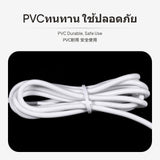 2-Piece Makeup Mirror Charging cord 5V Adapter Set, PVC, HHLT0625PL, 3.5mm Universal Serial Bus Plug for Vanity & light-emitting diode Lamps