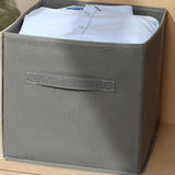 Closet Organizer Foldable Container Blanket Storage Bag for Coat Toy Sweater gray