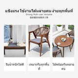 Outdoor Patio Wicker Chair Set, Aluminum Frame, Waterproof Garden Balcony Table, Modern design