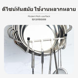 2-Tier Wall Mounted Basin Rack, Stainless Steel No-Drill Storage Shelf, Towel Holder for Bathroom Organization