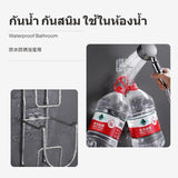 2-Pack Bathroom Wall Mount Basin pail Rack, No-Drill Hook Organizer, Stainless Steel, Space Saving Holder for Washroom & Toilet