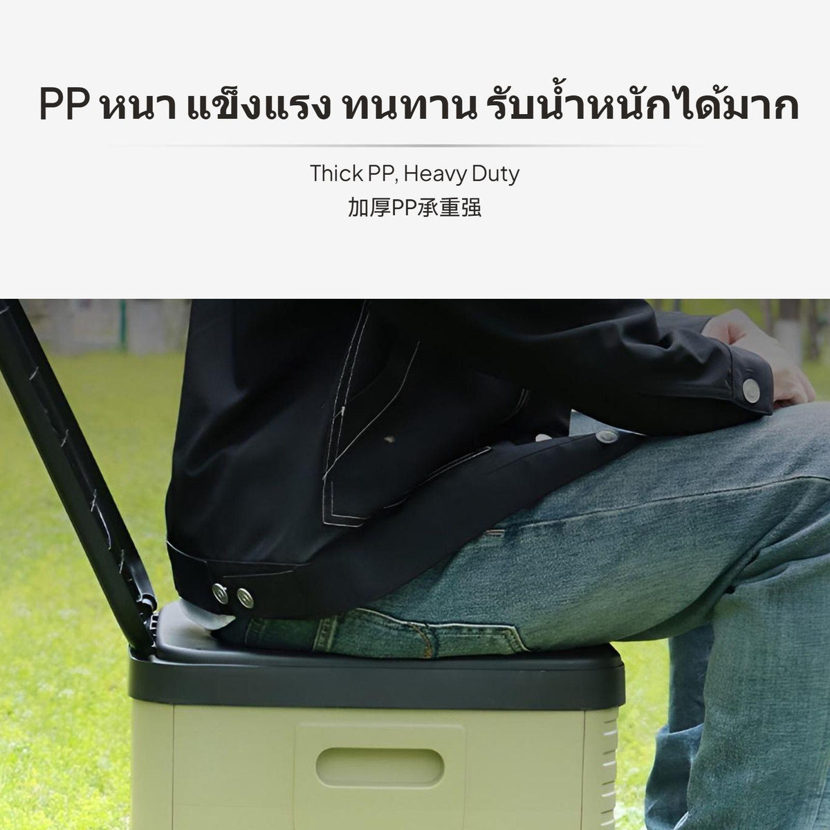 Portable Folding Car Toilet, Multi-Functional, Odorresistant, Outdoor Emergency Dark Gray
