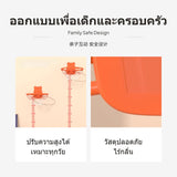 No-Drill Foldable Indoor Basketball Hoop for Kids, Wall-Mount Silent #7 Orange Silent